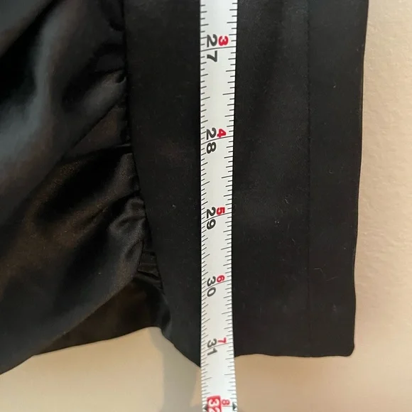 Jessica McClintock Gunne Sax Little Black Mini Dress Sexy Cocktail Party Vintage - Picture 12 of 12